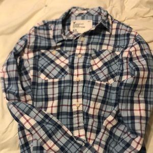 America Eagle button down casual long sleeve shirt